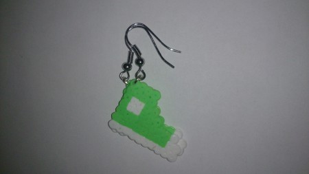 Örhängen/Halsband Skor Grön